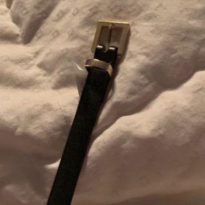 Ladies Slender Black Belt